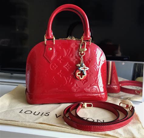 louis vuitton alma bb vernis cherry|louis vuitton vernis leather.